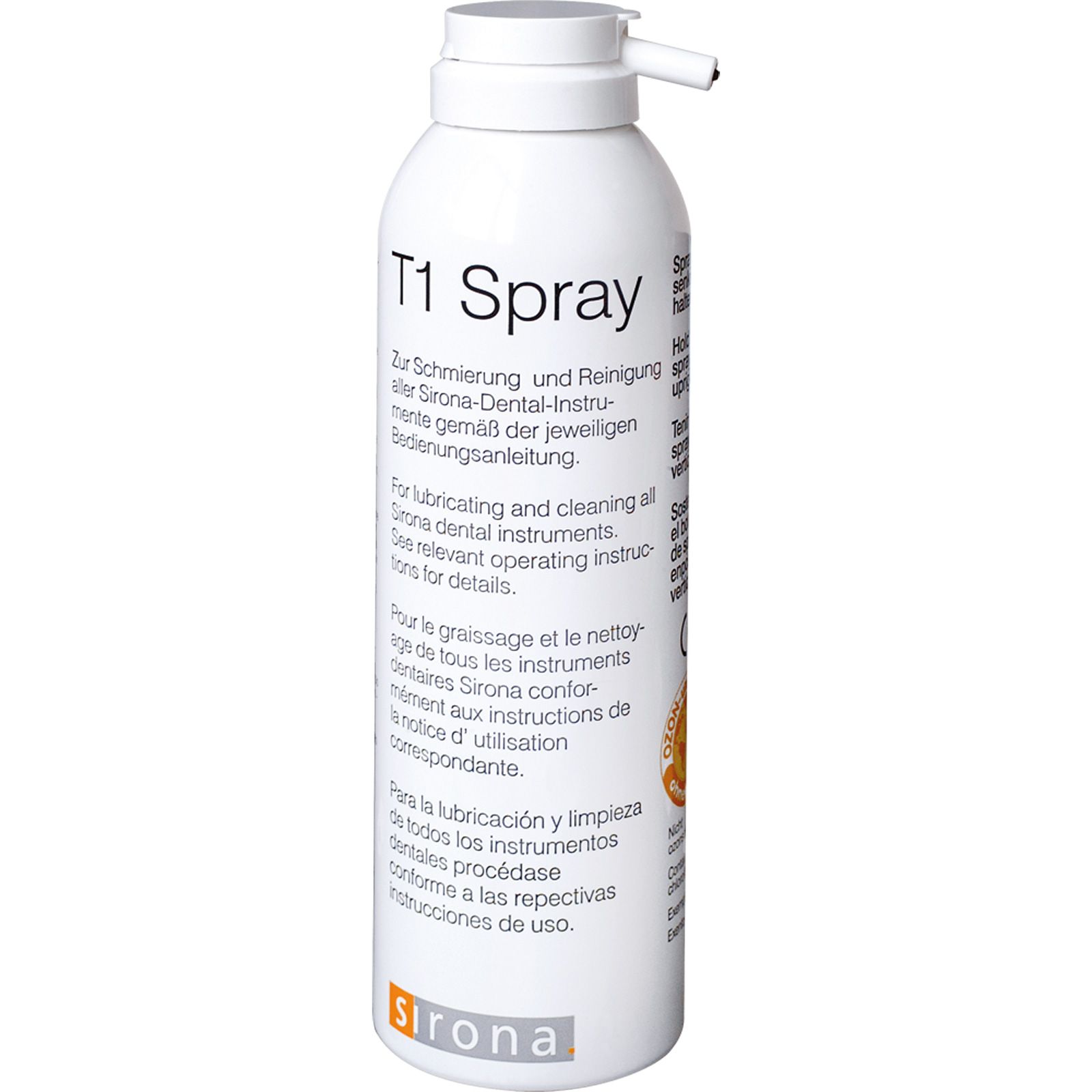 Dentsply спрей Sirona T1 Spray 250ml Почиствашо и смазващо масло за Sirona инструменти  250 ml 