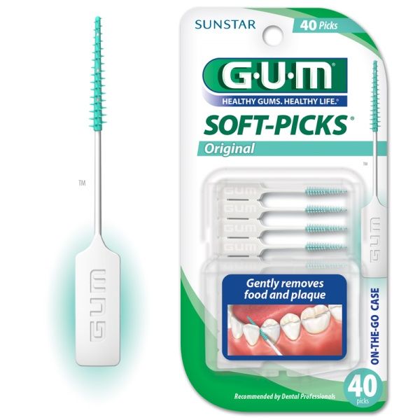 Gum интердентални четки за зъби  Soft-Pick   40 бр. блистер