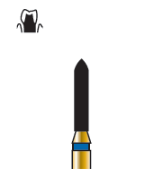 Diatech борер позлатен диамантен   червено 200582AA;    5 бр.