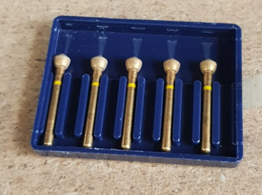 Diatech борер позлатен диамантен   жълто 200746AA;    5 бр.