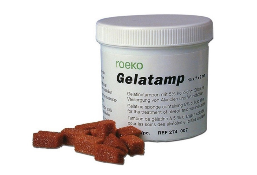 Roeko кръвоспиращи Gelatamp 14х7х7 желатинови гъбички  50 бр.