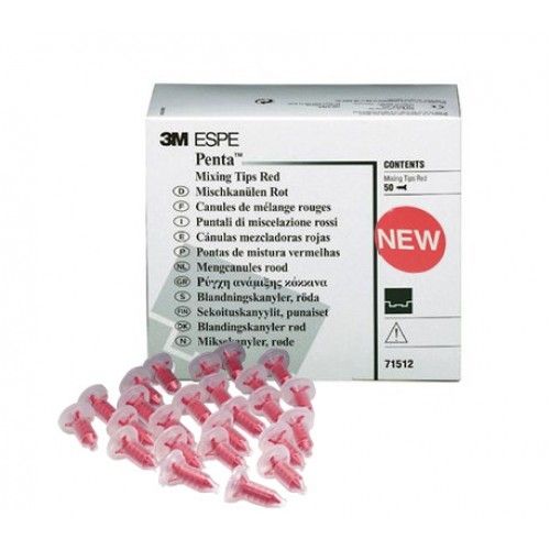 3M смесителни накрайници  Penta Mixing Tips червени  50 бр.