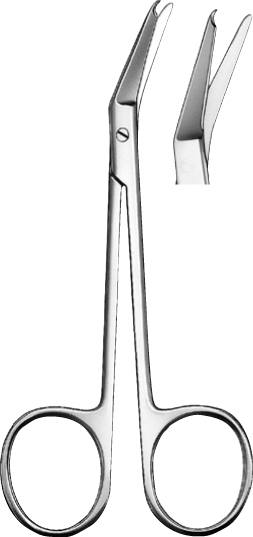 Carl Martin инструмент 868 ножица 11.5 cm, извита за конци