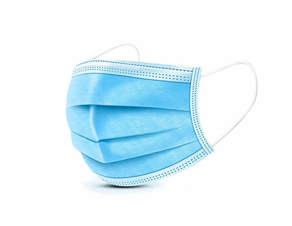 CURADEN маска с ластик - синя   50 бр.