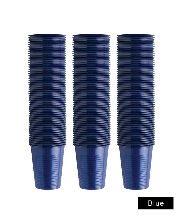 Euronda чашки Monoart 200ml, Blue Capri пластмасови  100 бр.