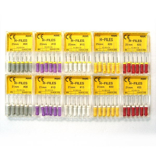 Mani H-пила размер 10 - 25 mm, лилава   6 бр.