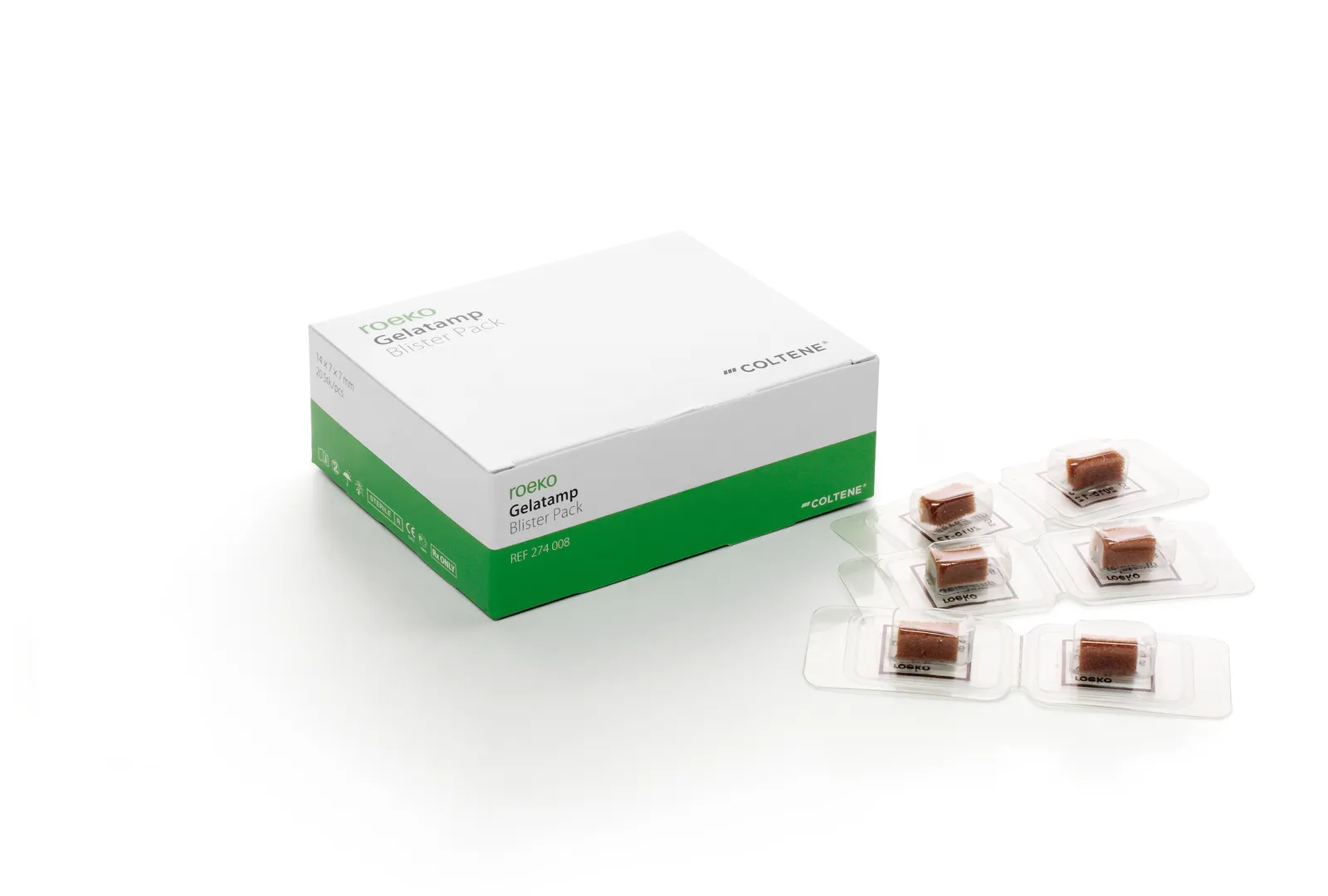 Roeko кръвоспиращи Gelatamp блистер 14х7х7  20 бр.