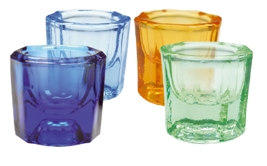 Wellsamed чашка за лекарство  зелена за лекарство, стъклена