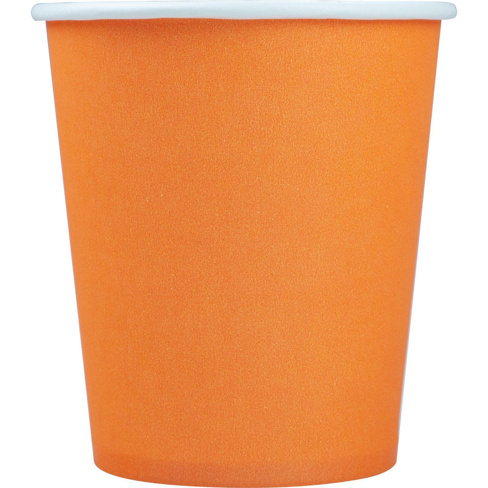 Wellsamed чашки wellsacup 180 мл, еднократни картонени оранжеви  50 бр. стек