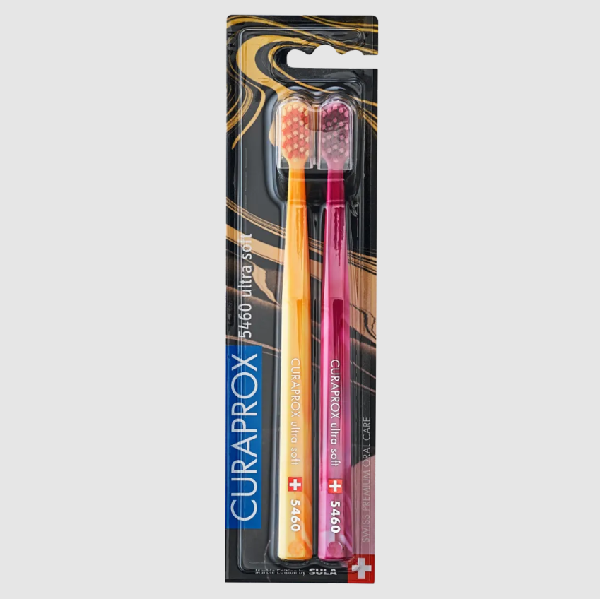 Curaprox Четка за зъби CS 5460 Duo Marble edition 2023, 2 бр. блистер