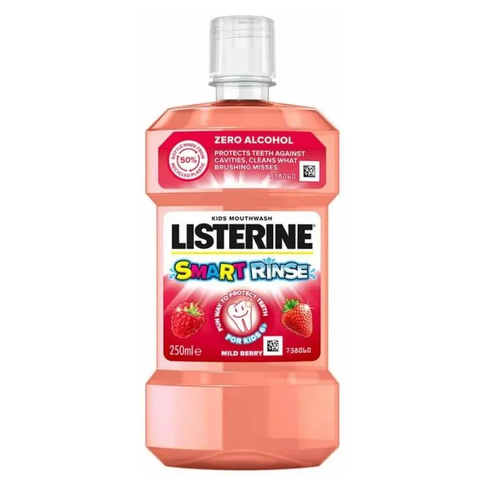 Listerine Вода за уста детска Smart Rinse Berry 250 ml