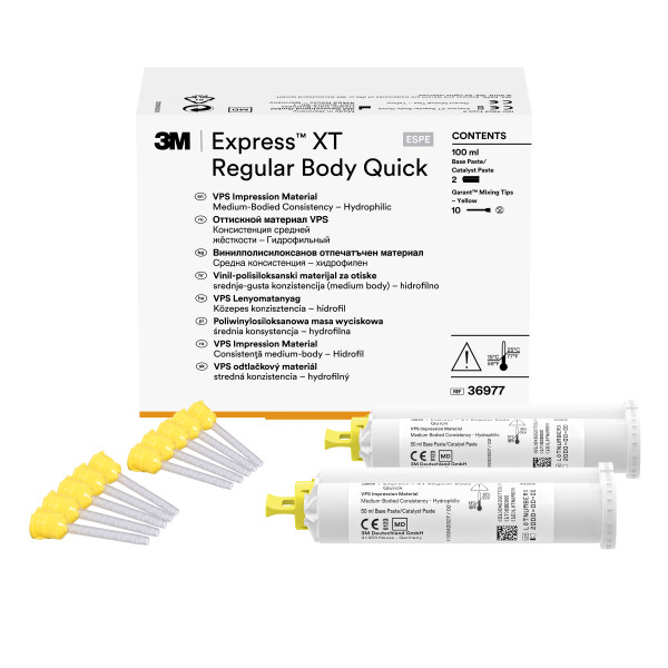 3M А-силикони Express XT Reqular Body Quick оранжева коректура  2 x 50 ml
