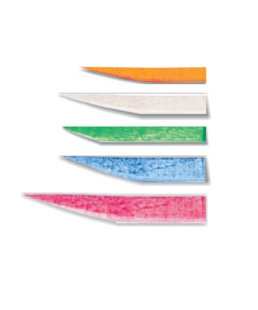 TOR VM интердентални клинове дървени, тънки къси, бели   100 бр.