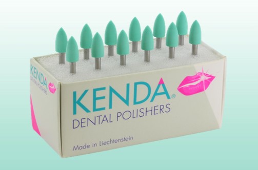 KENDA полирни гуми C.G.I. зелени, пламък, среден абразив   10 бр.