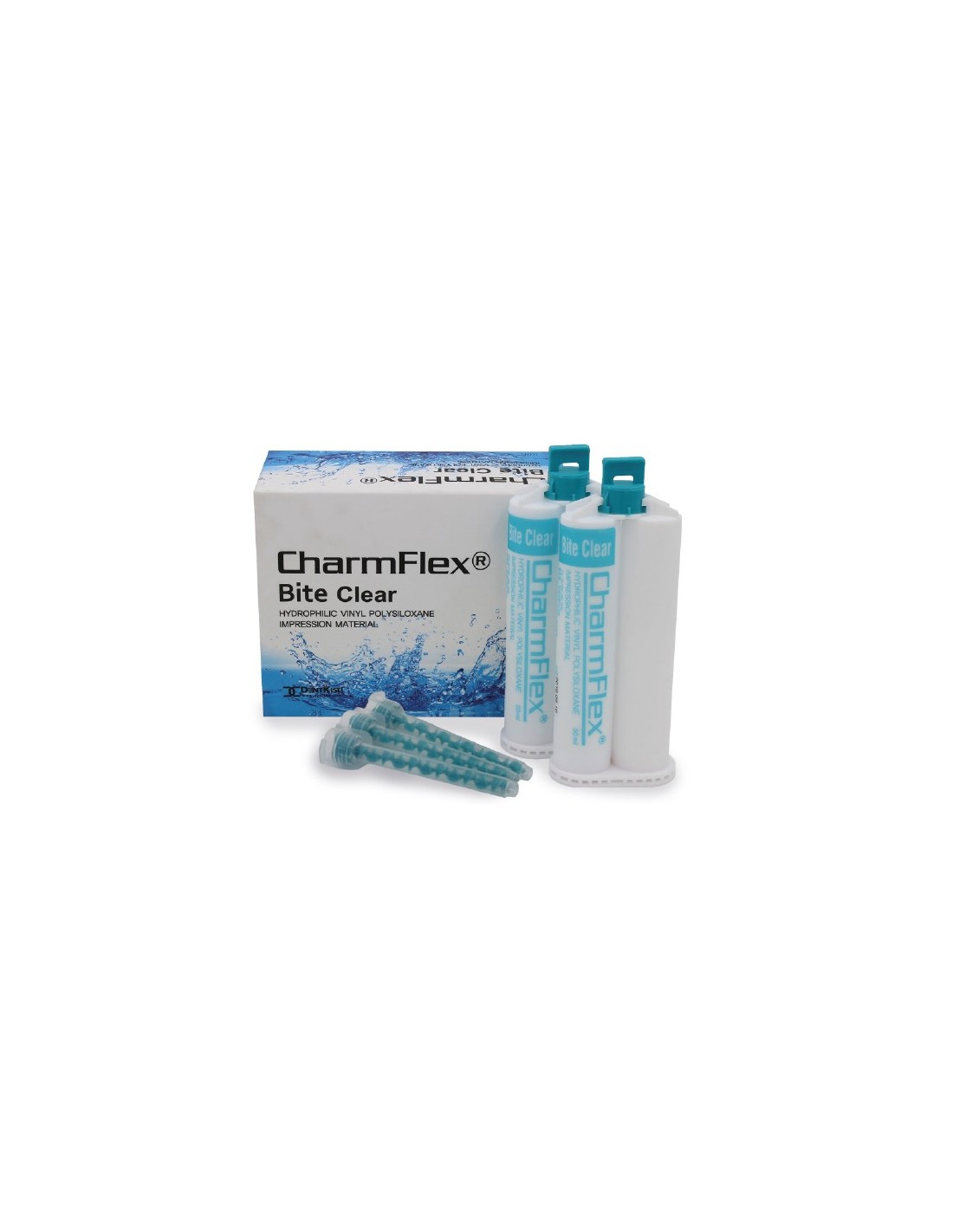 DentKist регистрация на захапка CharmFlex Bite Clear   2 x 50 ml картуша