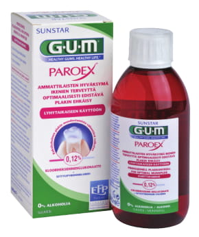 Gum Вода за уста Paroex 0.12% xлорxексидин, 300 ml