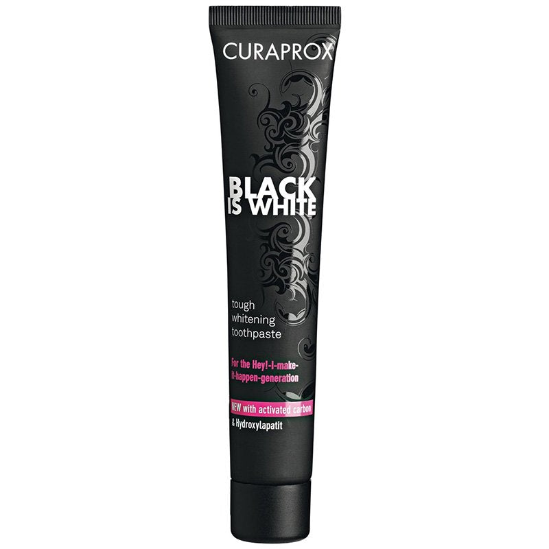 Curaprox Паста за зъби Black is White, черна с активен въглен