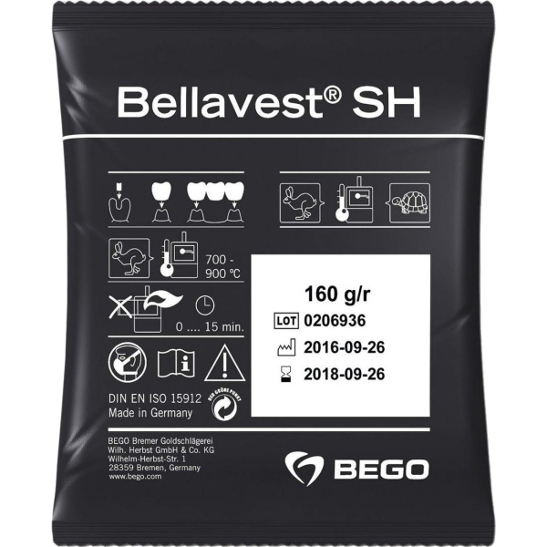Bego опаковъчна маса Bellavest SH  12.8kg (80 х 160g)