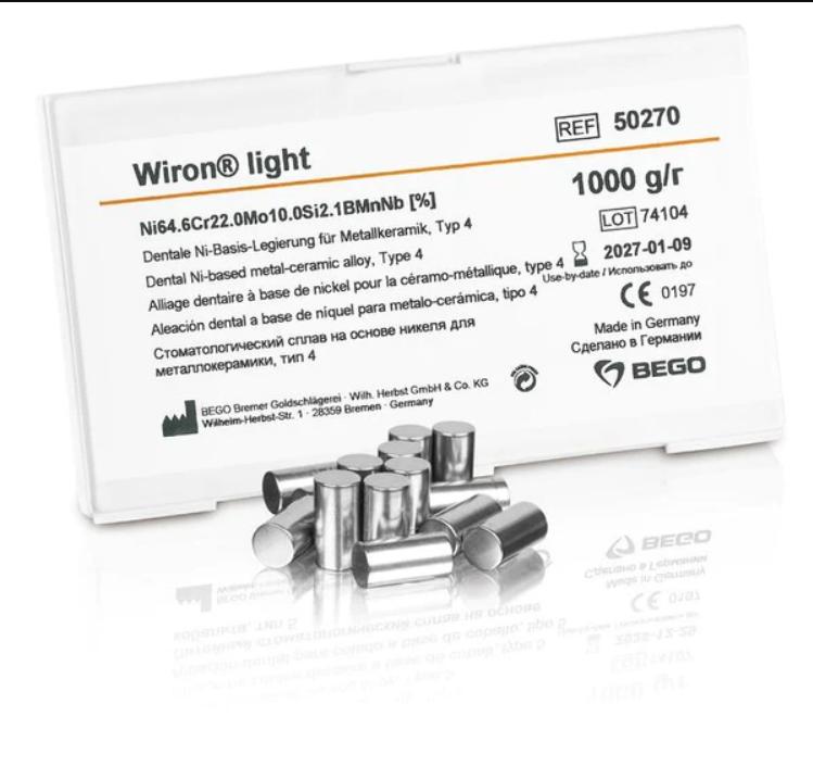 Bego  Wiron Light  никел-хромова сплав   1 kg