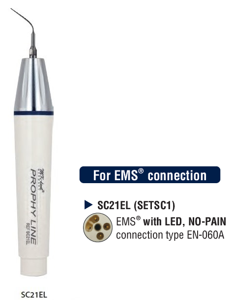 MK-dent ръкохватка PROPHY LINE LED за EMS EN-060A ултразвукова със светлина