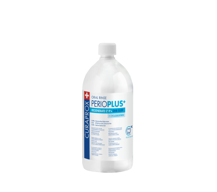 Curaprox Вода за уста Perio Plus Regenerate CHX 0.09% 900 ml
