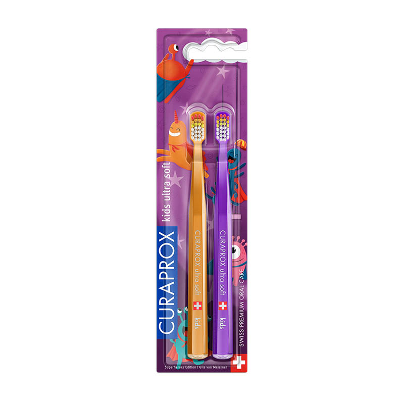 Curaprox Четка за зъби CS 5460 Duo Superheroes edition 2024, 2 бр. блистер