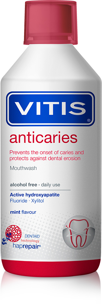 DENTAID Вода за уста VITIS Anticaries 500 ml