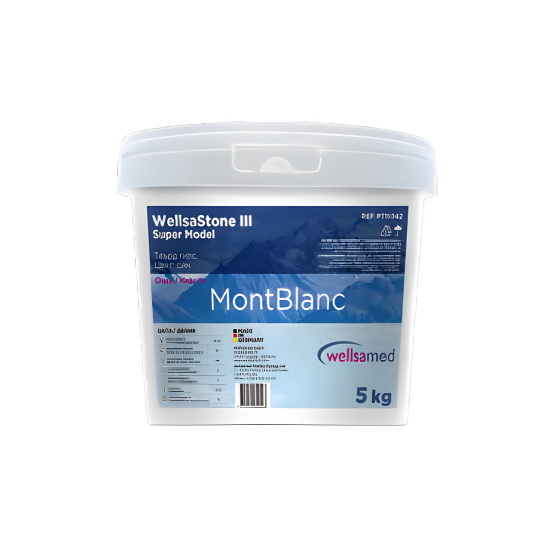 Wellsamed твърд гипс WellsaStone MontBlanc клас III син 20 kg