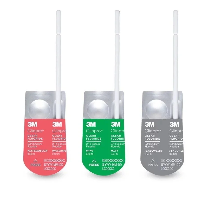 Solventum флуориден лак Clinpro Clear Mint 0.5ml единична доза 100 бр.