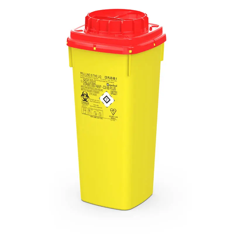 AP Medical контейнер за опасни отпадъци PBS квадратен 3 L