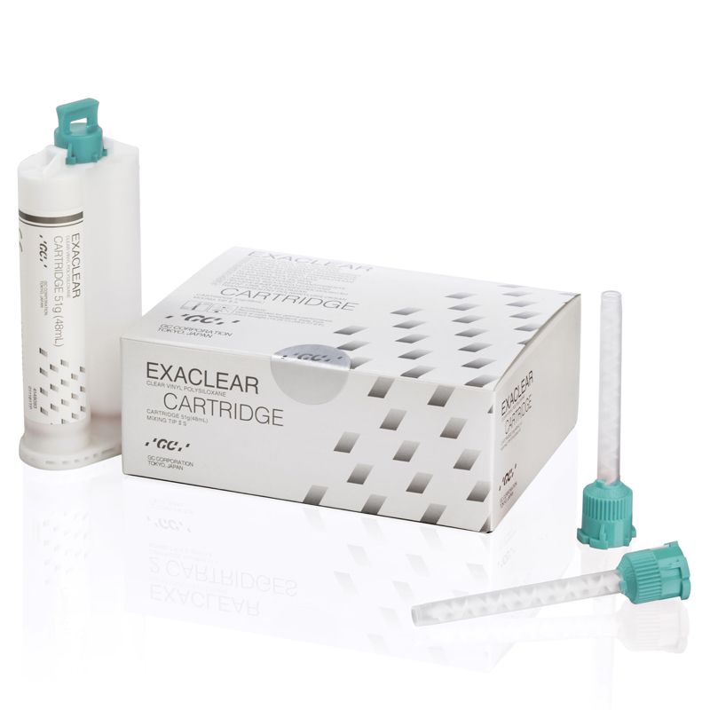 GC А-силикони Exaclear прозрачен силиконов материал, 48ml/51g 2 бр. картуша
