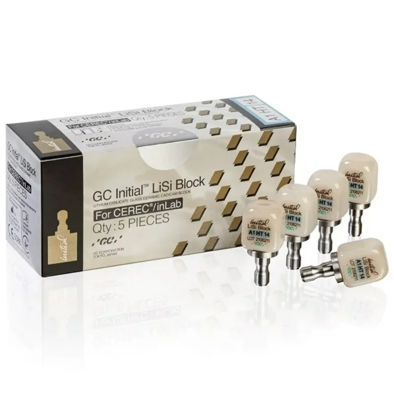 GC керамика GC Initial LiSi Block, CEREC, Size 14 A1 LT, 5бр