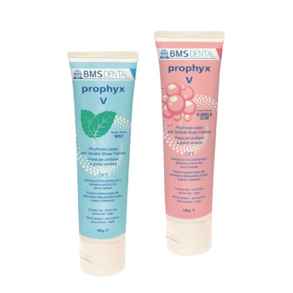 BMS Dental профилактична паста Prophyx V Bubble gum (розова) 100 g